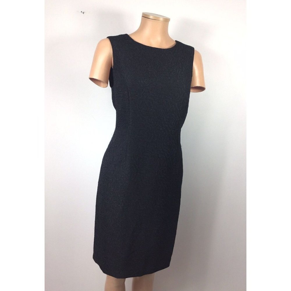 Carmen Marc Valvo Black Dress Womens 6